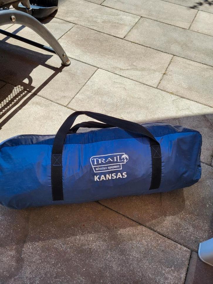 Trail Kansas 2-persoons tent, Caravans en Kamperen, Kampeeraccessoires, Gebruikt, Ophalen of Verzenden