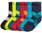 7 paar H&M fijngebreide sokken soks maat 31-33 schootse ruit, Nieuw, Jongen of Meisje, Ophalen of Verzenden, Sokken
