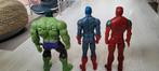 Hulk, Iron man en Captain America., Kinderen en Baby's, Speelgoed | Actiefiguren, Gebruikt, Ophalen