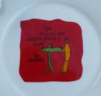 Kado met een Boodschap Feesten met een Leuke Gebak Set, Huis en Inrichting, Keuken | Servies, Nieuw, Ophalen of Verzenden, Glas