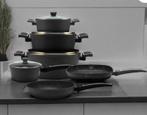 10 delig pannenset (NIEUW IN DOOS), Pannenset, Nieuw, Ophalen of Verzenden, Keramische plaat