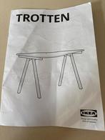 Ikea Trotten Wit 120-70 cm, Huis en Inrichting, Bureaus, Ophalen, Gebruikt, Bureau