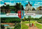 Ansichtkaart Brunssum, 4-luik, Ophalen of Verzenden, 1960 tot 1980, Gelopen, Limburg