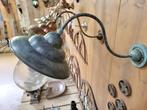 Klassieke brons stallamp buitenlamp NIEUW, Verzenden, Nieuw, Glas