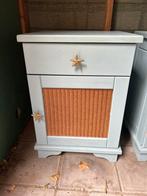 Leuke Nachtkastjes met Rotan Details, Ophalen, Gebruikt, Minder dan 45 cm, Minder dan 55 cm
