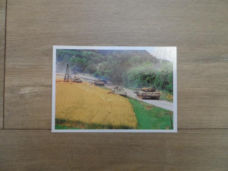Ansichtkaart Kroatische tankformatie T72 81, Verzamelen, Militaria | Algemeen, Landmacht, Nederland, Ophalen of Verzenden