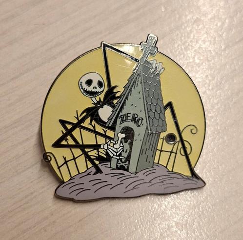 Jack Skellington & Zero pin - Disneyland Parijs, Verzamelen, Speldjes, Pins en Buttons, Zo goed als nieuw, Speldje of Pin, Ophalen of Verzenden