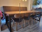 Eettafel teak 240cm, Huis en Inrichting, Ophalen, Gebruikt, Rustiek, Teakhout