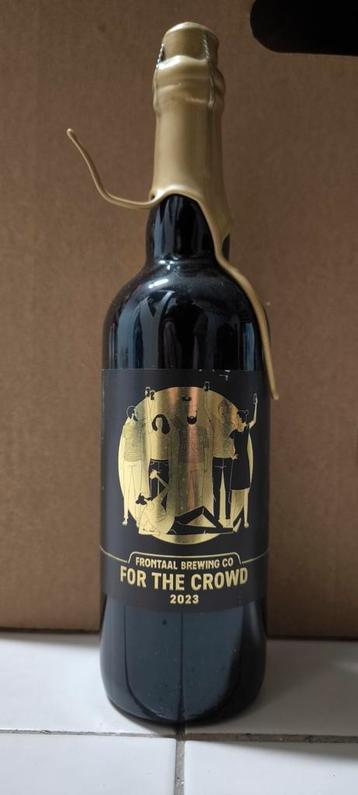 Frontaal For the Crowd2023 bourbon Barrel Aged Stout limited beschikbaar voor biedingen