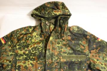 bundeswehr parka flecktarn camouflage jas duitsland beschikbaar voor biedingen