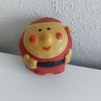 Oude kerstman van gummi met piep als je knijpt., Ophalen of Verzenden, Gebruikt