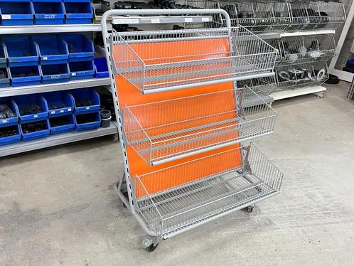Mobiel winkelrek met stortmanden, Kleding | Dames, Kledingrekken, Zo goed als nieuw, Ophalen