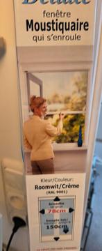 Nieuwe Raamrolhor Deluxe - Nooit meer muggen!, Doe-het-zelf en Verbouw, Deuren en Horren, Minder dan 80 cm, Overige typen, Minder dan 200 cm