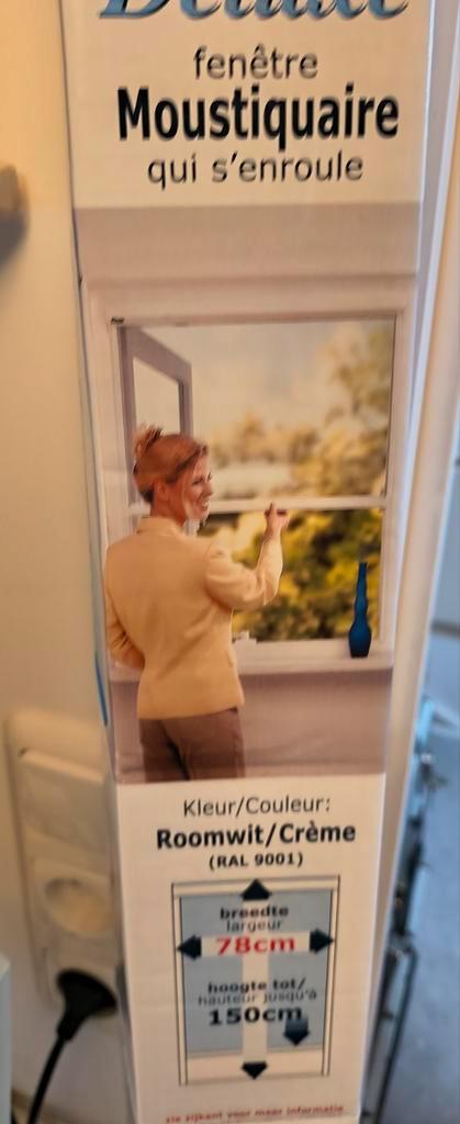 Nieuwe Raamrolhor Deluxe - Nooit meer muggen!, Doe-het-zelf en Verbouw, Deuren en Horren, Nieuw, Overige typen, Minder dan 200 cm