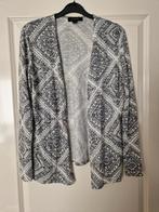 Grijs met gebroken wit vest met print maat S (34/36), Atmosphere, Nieuw, Ophalen of Verzenden, Maat 36 (S)