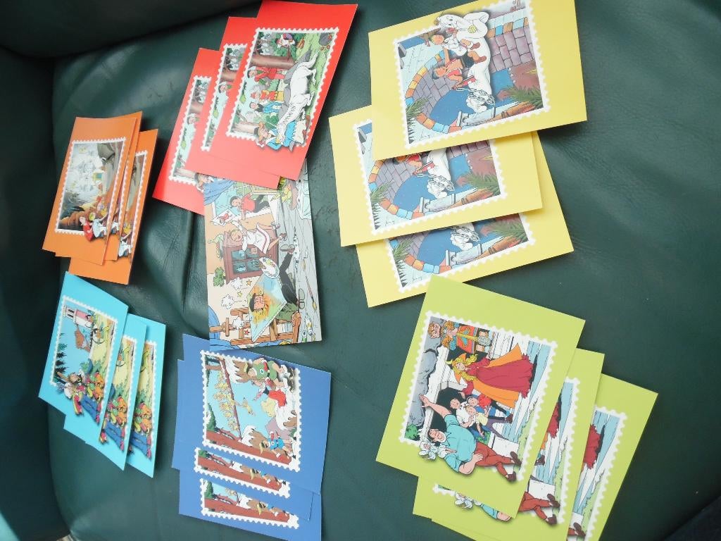 suske en wiske kinderpostzegel ansicht kaarten, Ophalen of Verzenden, 1980 tot heden