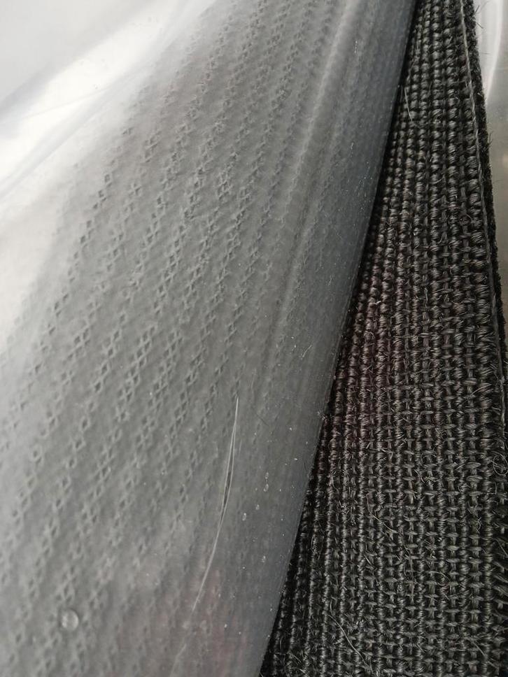 Nieuw 100% natuur Jabo Sisal Tapijt Antraciet 3x4m, Huis en Inrichting, Stoffering | Vloerbedekking, Zo goed als nieuw, Tapijt