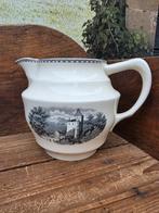 Kan landschap zwart societe ceramique Maastricht, Antiek en Kunst, Antiek | Servies los, Ophalen of Verzenden