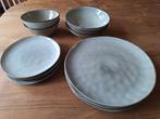 Xenos Toscane servies (licht groen/grijzig), Huis en Inrichting, Keuken | Servies, Ophalen, Gebruikt, Bord(en), Overige stijlen