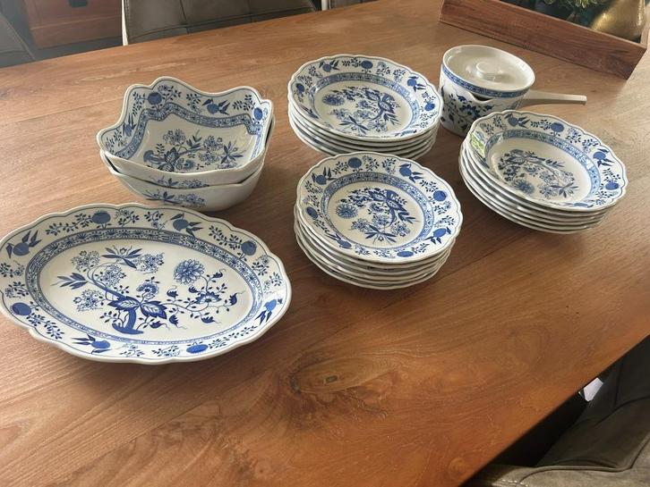 Swiebelmuster (Zwiebelmuster) serviesdelen, Antiek en Kunst, Antiek | Servies los, Ophalen of Verzenden