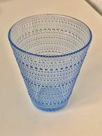 Iittala kastehelmi vaas aqua, Overige kleuren, Ophalen of Verzenden, Minder dan 50 cm, Glas