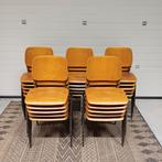 25 x vintage kerkstoelen school partij stoelen, Ophalen, Gebruikt, Bruin, Vijf, Zes of meer stoelen