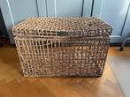 Gevlochten kist (met beschadigingen), Ophalen, Overige materialen, Minder dan 50 cm, Gebruikt