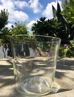 Bloempotten glas diverse maten paars doorzichtig mat wit, Overige materialen, Rond, Binnen, Ophalen of Verzenden