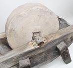 Omstreeks 1900-1950 Slijpsteen voor Messen KLEIN Tafel Model, Ophalen of Verzenden