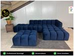 GRATIS LEVERING Velvet Loungebank 300x180 SHOWROOMMODEL, Ophalen of Verzenden, 150 cm of meer, Vierpersoons of meer, Hoekbank