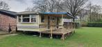 Stacaravan te koop met veranda., Caravans en Kamperen, Tot en met 2