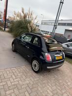 Fiat 500 1.2 AUT C 2011 Blauw, Auto's, 4 cilinders, Leder en Stof, Origineel Nederlands, Bedrijf