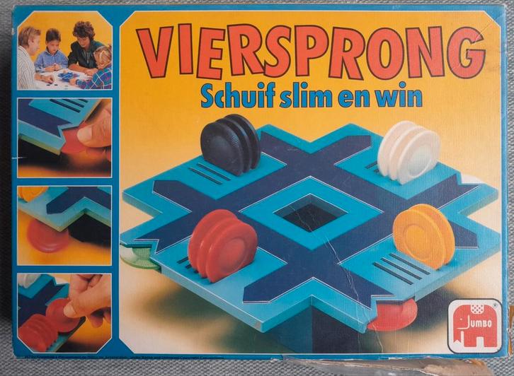 Viersprong - Jumbo - Leuk denkspel!, Hobby en Vrije tijd, Gezelschapsspellen | Bordspellen, Gebruikt, Ophalen of Verzenden