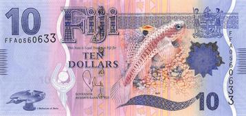 Fiji Islands 10 Dollars 2012 Unc pn 116a