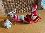 Playmobil kerstman met slee en engeltje, Ophalen of Verzenden, Gebruikt, Los playmobil