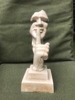 bijzonder gietijzeren beeld: SILENCE, Antiek en Kunst, Ophalen of Verzenden