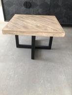 Salon tafel fishbone 65x65, Huis en Inrichting, Nieuw, Minder dan 50 cm, Rechthoekig, 50 tot 100 cm