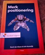 MERK POSITIONERING NOORDHOFF UITGEVERS KAREL JAN ALSEM&ERIK, Boeken, Ophalen of Verzenden, Zo goed als nieuw, HBO