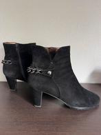 Zwarte suède/leder luxe laars, Mauro Teci, mt 41, Mauro Teci, Zwart, Lage of Enkellaarzen, Ophalen of Verzenden