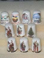 10 Kerst Vingerhoedjes Porselein gemerkt 1,50 p.stuk, Ophalen of Verzenden, Zo goed als nieuw