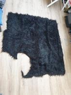 Groot stuk zwart stof faux fur / nep bont, Ophalen of Verzenden, Nieuw, Overige materialen
