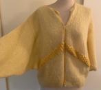 Mohair vest 42/44, Kleding | Dames, Truien en Vesten, Ophalen of Verzenden, Nieuw, Maat 42/44 (L), Geel