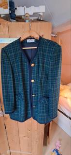 Klassieke couture: blazer, de Givenchy, Schotse ruit, mt 44, Ophalen of Verzenden, Gedragen, Maat 42/44 (L)