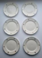 Set van 8 antieke borden Plazuid Goudse aardewerkbakkerij, Antiek en Kunst, Ophalen of Verzenden