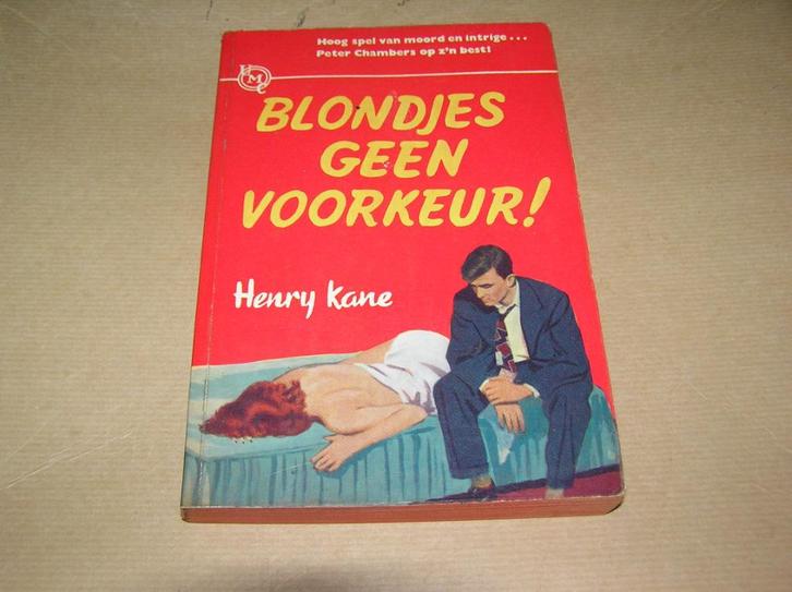 Blondjes geen voorkeur!- Henry Kane(UMC Real 19), Boeken, Detectives, Gelezen, Ophalen of Verzenden