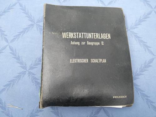 Peugeot 404+304 fabrieks handboek electrische schema's., Auto diversen, Handleidingen en Instructieboekjes, Ophalen of Verzenden