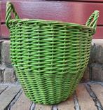 Rieten plantenmand stofdoeken mand, Ophalen of Verzenden