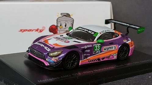 Mercedes Benz AMG GT3 24h Daytona Bleekemolen Sparky Pol, Hobby en Vrije tijd, Modelauto's | Overige schalen, Nieuw, Auto, Verzenden