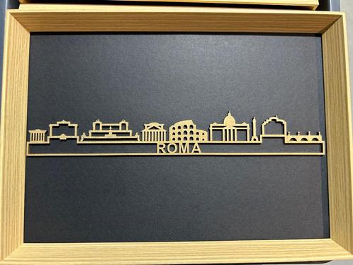 Skyline Rome in frame, Antiek en Kunst, Kunst | Beelden en Houtsnijwerken, Verzenden