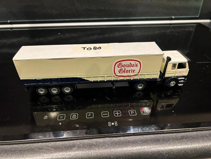 Tekno, Scania 142 Gouda's Glorie met 3 asser koeler, Hobby en Vrije tijd, Modelauto's | 1:50, Zo goed als nieuw, Bus of Vrachtwagen